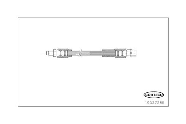 Fren Hortumu Arka Sağ veya Sol BMW X3 Serisi (F25)(03.2011->)  CORTECO 19037285