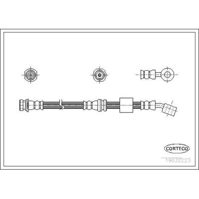 Fren Hortumu Ön Sağ OSSCA 00667