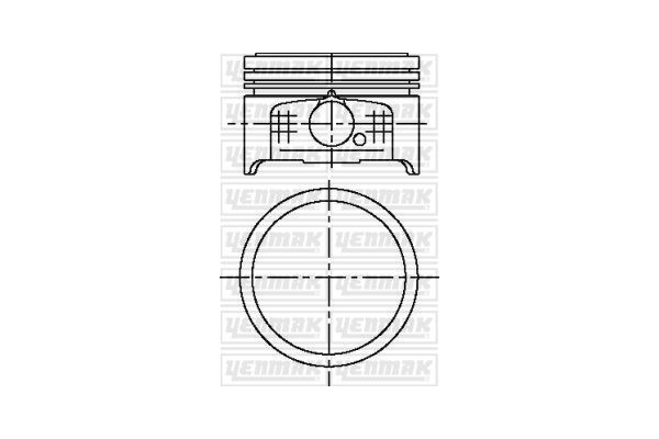 Piston (75.00MM-STD)  YENMAK 31-04501-000