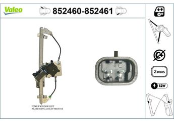 Cam Krikosu Arka Sol VALEO 852460  5140015 90521877