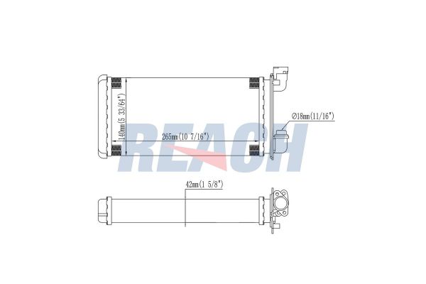 Kalorifer Radyatörü  BMW 3 Serisi Sedan/Coupe (E30)(1982->)  MGA 81232