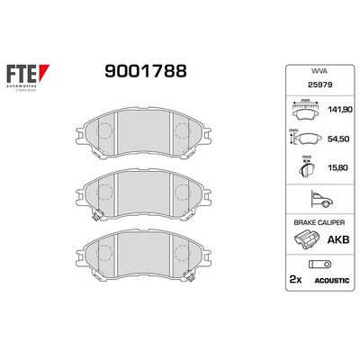 Fren Disk Balata Ön FTE 9001788