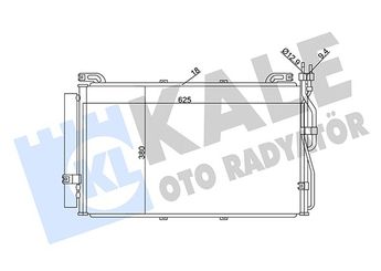 Klima Radyatörü  KALE 342995  9760617800 97606-17800 9760617801 97606-17801