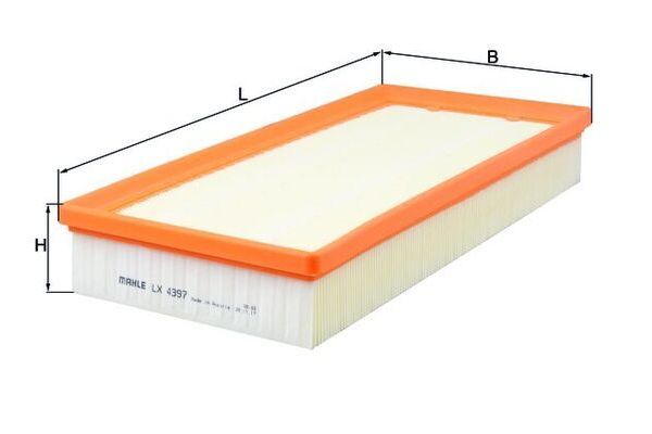 Hava Filtresi  Land Rover Range Rover Sport (01.2005->)  MAHLE LX 4397