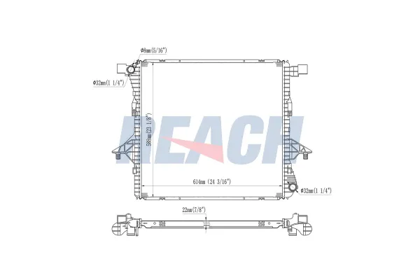 Su Radyatörü  VEKA 16-1600B