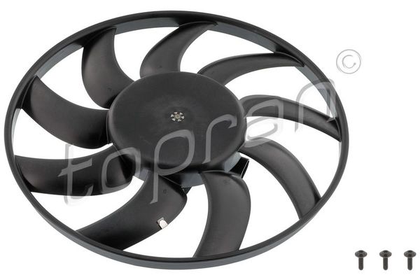Radyatör Fan ve Motoru  Audi Q5 (8R)(11.2008->)  TOPRAN 113 817