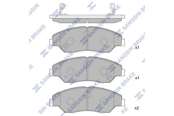 Fren Disk Balata Ön SANGSIN SP1118