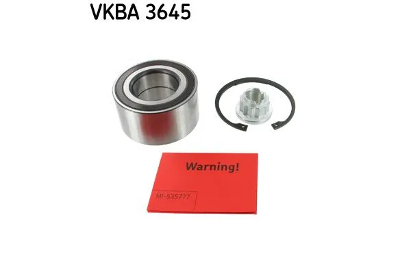 Teker Rulmanı Ön Sağ veya Sol Porsche Cayenne (Typ 9PA1)(01.2007->)  SKF VKBA 3645