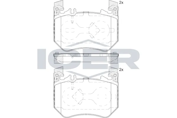 Fren Disk Balata Ön Mercedes S -Serisi Sedan (BM 223)(09.2020->)  VALEO 672062