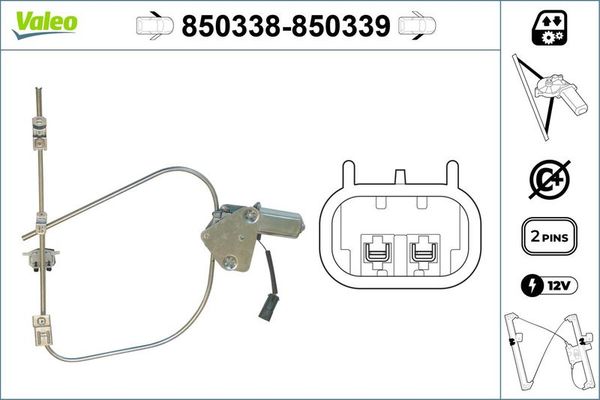 Cam Krikosu Ön Sol VALEO 850338