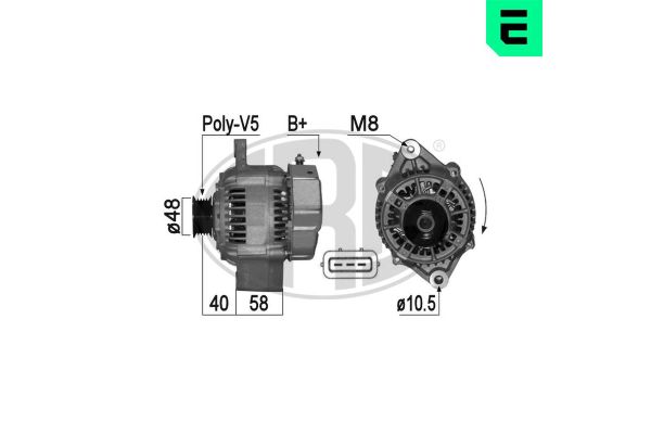 Alternatör  Toyota HI-ACE (1996->)  ERA 209141A