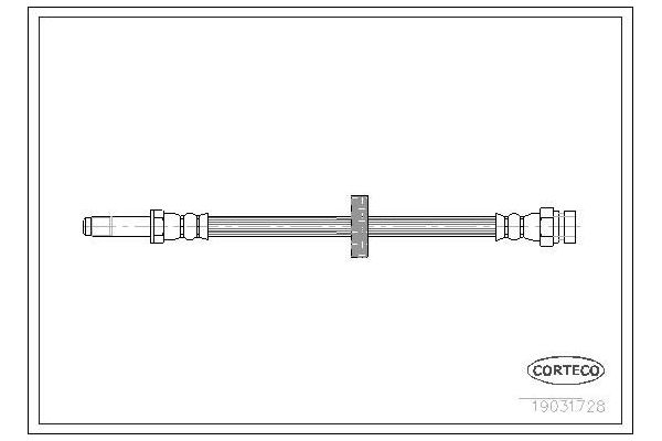 Fren Hortumu Ön Sağ veya Sol Skoda Forman (785)(1992->)  FROW 604.1112.001