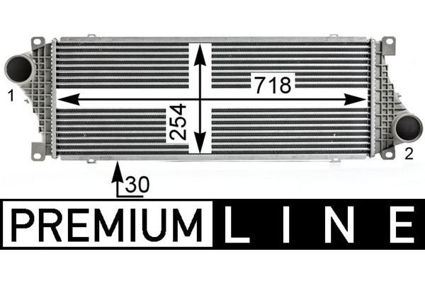Turbo Radyatörü  Mercedes Sprinter Kombi (901-903)(1994->)  MAHLE CI 18 000P