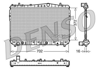 Su Radyatörü  DENSO DRM15002  DRM15002 1770085Z00 96553244 96553423 96553424