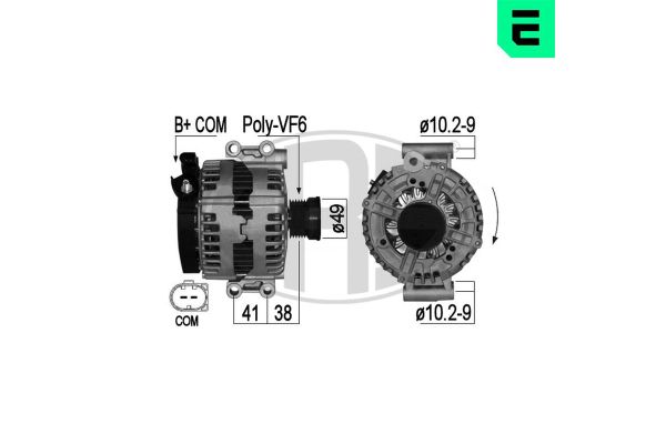 Alternatör  BMW 3 Serisi Touring (E91)(2005->)  ERA 209038A