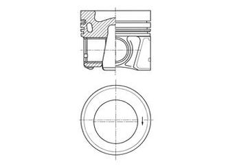 Segman (STD)  KOLBENSCHMIDT 41936600  4L107065AM 04L 107 065 AM 4L107065AN 04L 107 065 AN 04L107065AM 04L107065AN