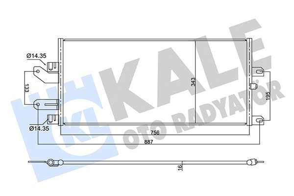 Klima Radyatörü  KALE 359160