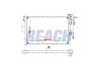 Su Radyatörü  VALEO 733275  99487905 99488591 500303392 19010RSPG01 19010-RSP-G01
