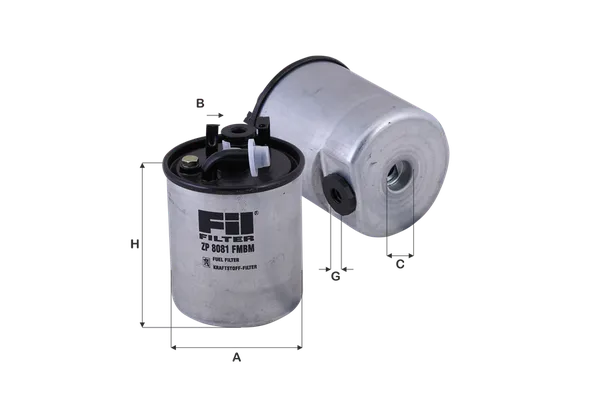 Yakıt Filtresi  Mercedes V -Sınıfı (638)  FIL FILTRE ZP 8081 FMBM