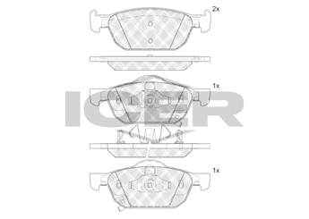 Fren Disk Balata Ön AYD 60317A  45022TL1G00 45022-TL1-G00 45022TL1G01 45022-TL1-G01
