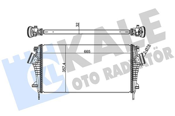 Turbo Radyatörü  Opel Insignia A Country Tourer (2013->)  KALE 345700