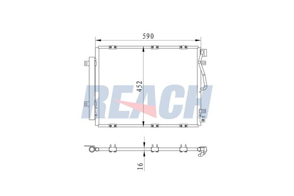 Klima Radyatörü  VEKA 43-2407