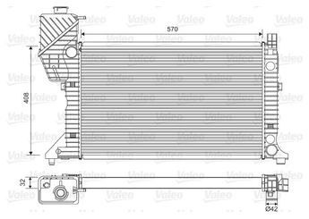 Su Radyatörü  VALEO 730229  9015001800 A9015001800 2204018 8MK376721351