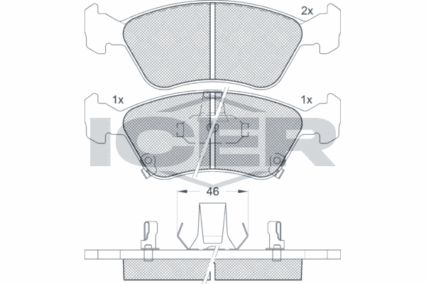 Fren Disk Balata Ön SANGSIN SP1597
