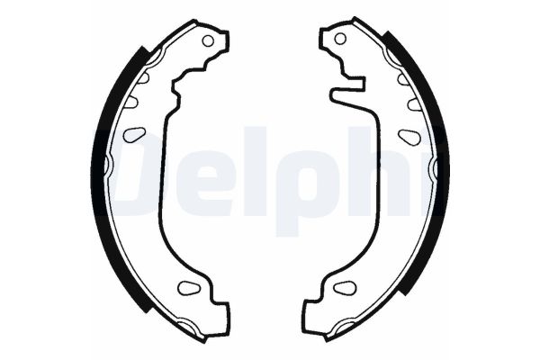 Fren Pabuçlu Balata Arka Renault R 5 (B/C40)(1985->)  DELPHI LS1404