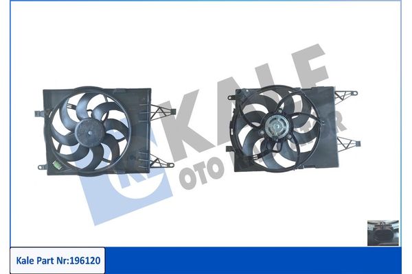 Radyatör Fan ve Motoru  FIAT ORJINAL 51785109