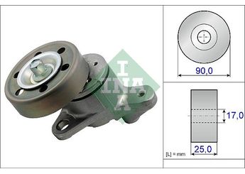 Vantilatör Kayış Gergi Rulmanı  INA 534 0437 10  1660327010 1662027020 16620-27020 1662027021 16620-27021 16603-27010 1660327011 16603-27011