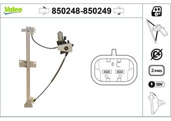 Cam Krikosu Ön Sol VALEO 850248  6387200146