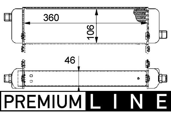 Motor Yağ Soğutucu  Renault Espace IV (JK0)(01.2002->)  MAHLE CLC 42 000P