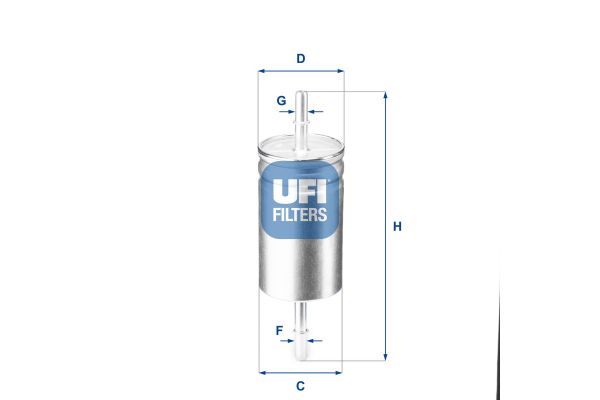 Yakıt Filtresi  Ford Focus Cabrio (CA5)(2006->)  UFI 31.842.00