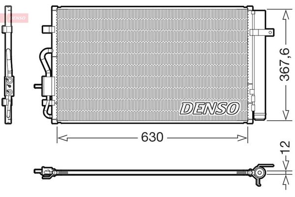 Klima Radyatörü  DENSO DCN20050