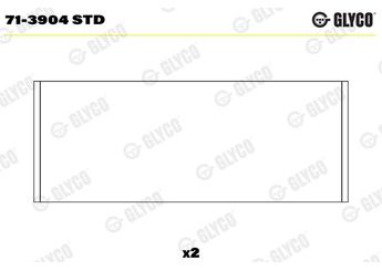 Kol Yatak (STD)  KOLBENSCHMIDT 77530600  77554600