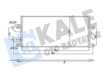 Klima Radyatörü  KALE 359160  2014389