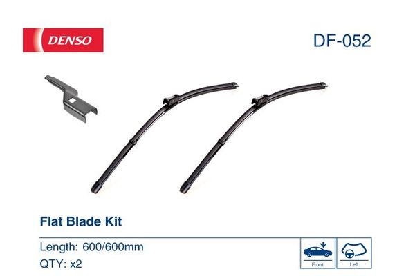 Silecek Süpürgesi Ön Muz Tip 600/600 mm - 24/24 inç DENSO DF-052