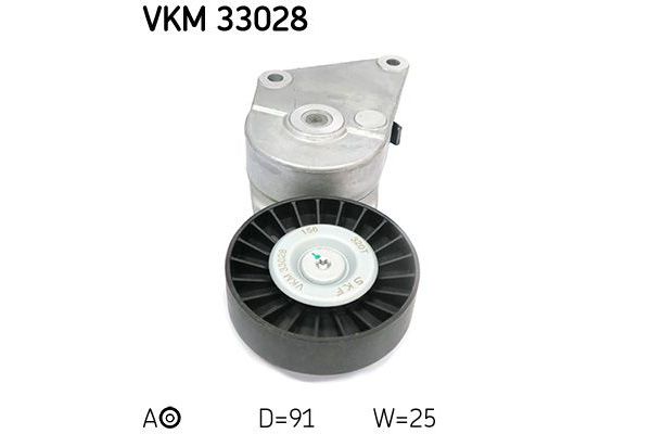 Vantilatör Kayış Gergi Rulmanı  Citroen Evasion (06.1994->)  SKF VKM 33028