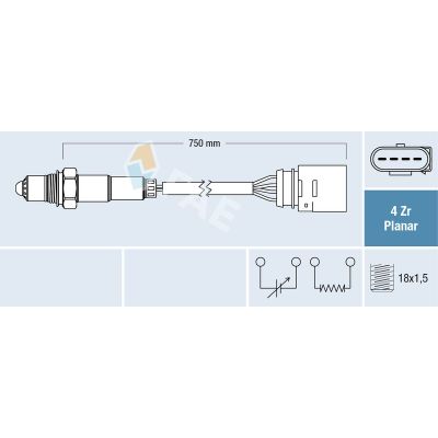 Oksijen (Lambda) Sensörü  FAE 77907