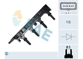 Ateşleme Bobini  PSA ORJINAL 5970A5  5970A5 597076 9645333180 597084 00005970.84 5970 76 5970 A5 5970.84 96.453.331.80 133843 5970.76 5970.A5