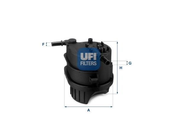 Yakıt Filtresi  Peugeot Bipper (02.2008->)  UFI 24.343.00
