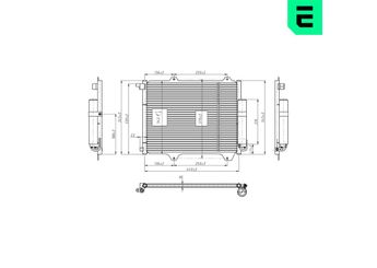 Klima Radyatörü  ERA 667412  9531186G00 95311-86G00 9531186G00000 9531186G10