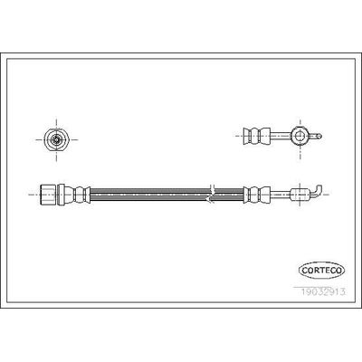Fren Hortumu Arka Sağ veya Sol MGA 511134
