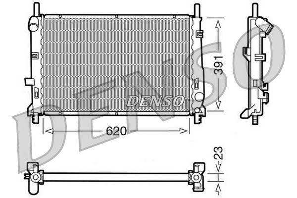 Su Radyatörü  DENSO DRM10070