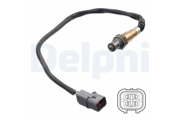 Oksijen (Lambda) Sensörü  Hyundai Elantra (MD)(2011->)  DELPHI ES21297-12B1