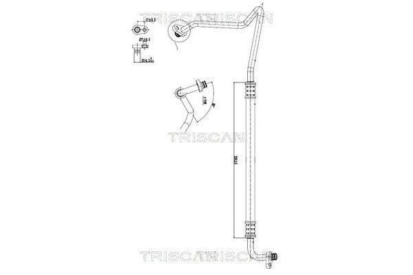Klima Hortumu  PSA ORJINAL 6477ET