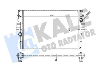 Su Radyatörü  KALE 356410  17112751276 17112751275 500039637 504045487 504045489 504084141