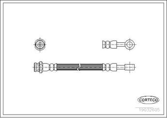 Fren Hortumu Arka Sağ veya Sol CAVO C900 790A  5874428300