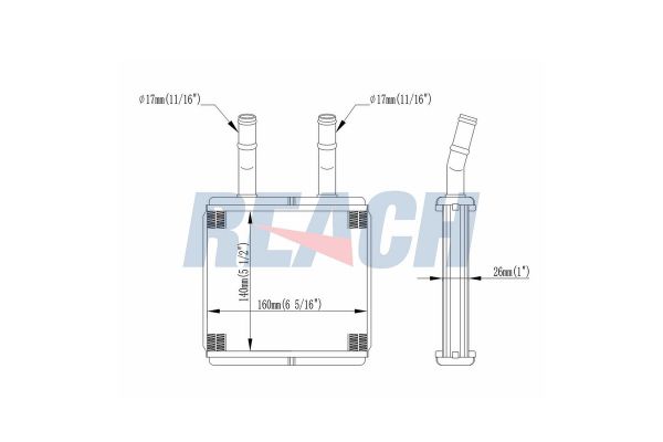 Kalorifer Radyatörü  Hyundai Atos Prime (MX)(2000->)  MGA 81150